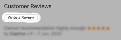 Write a Review button in iTunes.